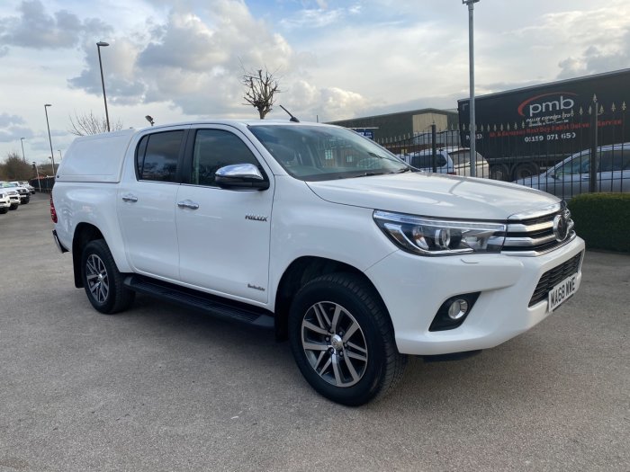 Toyota Hilux Invincible D/Cab Pick Up 2.4 D-4D Auto Pick Up Diesel White