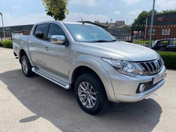 Mitsubishi L200 2.4 Double Cab DI-D 178 Barbarian 4WD Auto Pick Up Diesel Silver