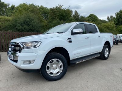 Ford Ranger Pick Up Double Cab Limited 2 2.2 TDCi Pick Up Diesel WhiteFord Ranger Pick Up Double Cab Limited 2 2.2 TDCi Pick Up Diesel White at Mark Duesbury Cars Chesterfield