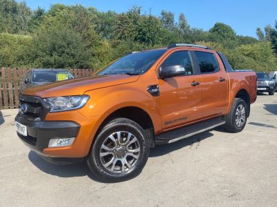 Ford Ranger Pick Up Double Cab Wildtrak 3.2 TDCi 200 Auto Pick Up Diesel OrangeFord Ranger Pick Up Double Cab Wildtrak 3.2 TDCi 200 Auto Pick Up Diesel Orange at Mark Duesbury Cars Chesterfield