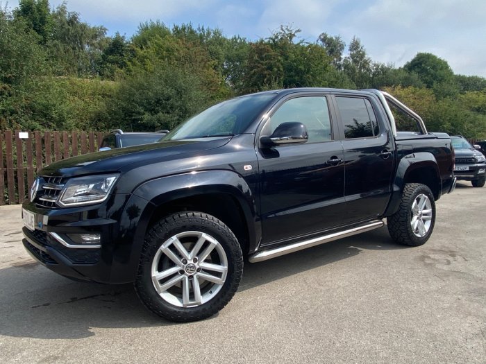 Volkswagen Amarok D/Cab Pick Up Highline 3.0 V6 TDI 224 BMT 4M Auto Pick Up Diesel Black