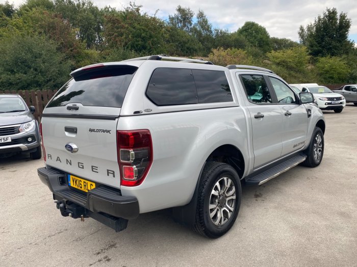 Ford Ranger Pick Up Double Cab Wildtrak 3.2 TDCi 200 Auto Pick Up Diesel Silver