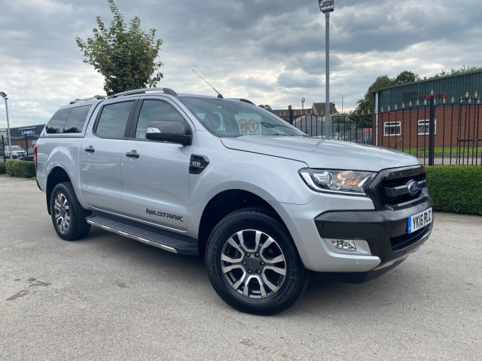 Ford Ranger Pick Up Double Cab Wildtrak 3.2 TDCi 200 Auto Pick Up Diesel Silver
