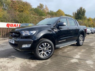 Ford Ranger Pick Up Double Cab Wildtrak 3.2 TDCi 200 Pick Up Diesel BlackFord Ranger Pick Up Double Cab Wildtrak 3.2 TDCi 200 Pick Up Diesel Black at Mark Duesbury Cars Chesterfield