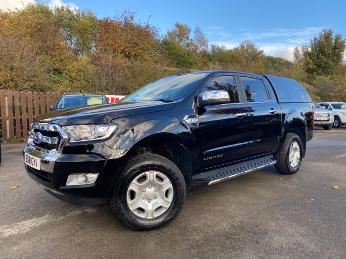 Ford Ranger Pick Up Double Cab Limited 2 2.2 TDCi Auto Pick Up Diesel Black