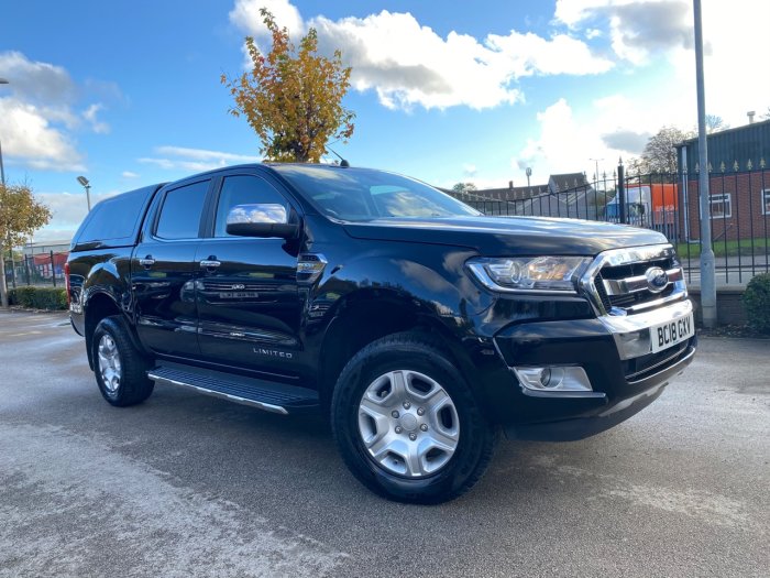 Ford Ranger Pick Up Double Cab Limited 2 2.2 TDCi Auto Pick Up Diesel Black
