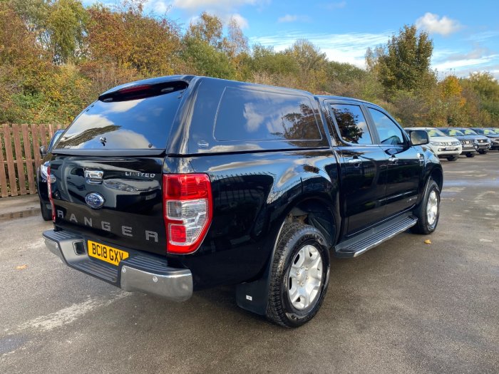 Ford Ranger Pick Up Double Cab Limited 2 2.2 TDCi Auto Pick Up Diesel Black