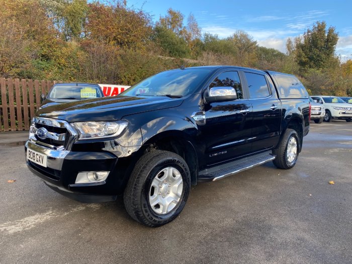 Ford Ranger Pick Up Double Cab Limited 2 2.2 TDCi Auto Pick Up Diesel Black