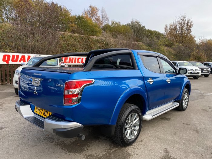 Mitsubishi L200 2.4 Double Cab DI-D 178 Barbarian 4WD Auto Pick Up Diesel Blue