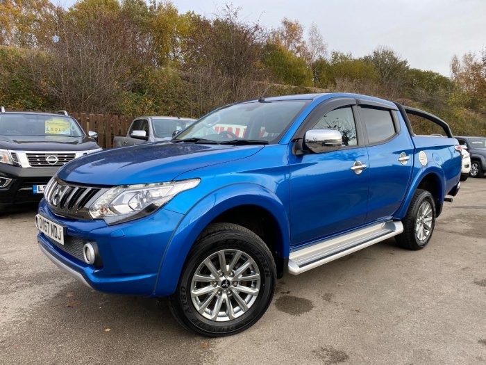 Mitsubishi L200 2.4 Double Cab DI-D 178 Barbarian 4WD Auto Pick Up Diesel Blue