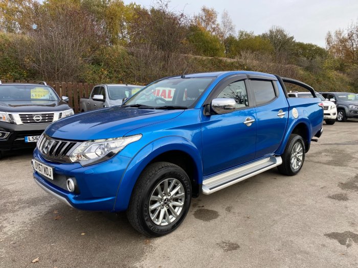 Mitsubishi L200 2.4 Double Cab DI-D 178 Barbarian 4WD Auto Pick Up Diesel Blue