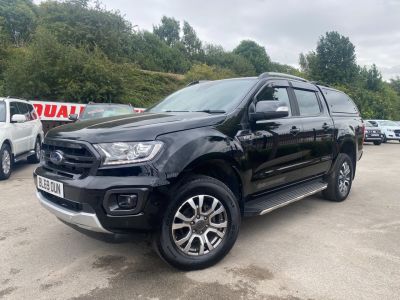 Ford Ranger Pick Up Double Cab Wildtrak 3.2 EcoBlue 200 Auto Pick Up Diesel BlackFord Ranger Pick Up Double Cab Wildtrak 3.2 EcoBlue 200 Auto Pick Up Diesel Black at Mark Duesbury Cars Chesterfield