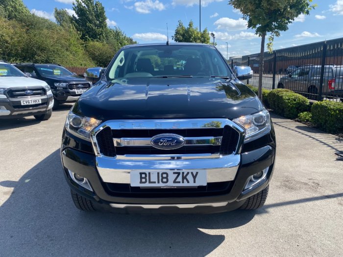 Ford Ranger Pick Up Double Cab Limited 2 2.2 TDCi Auto Pick Up Diesel Black