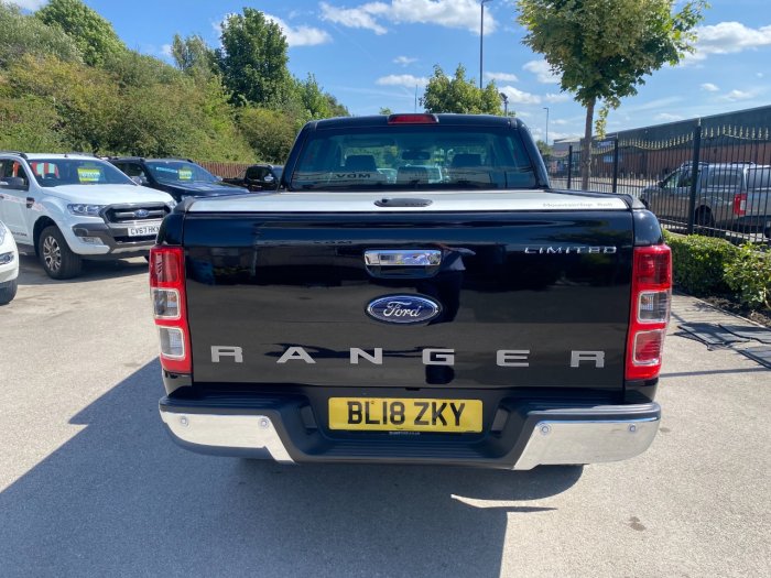 Ford Ranger Pick Up Double Cab Limited 2 2.2 TDCi Auto Pick Up Diesel Black