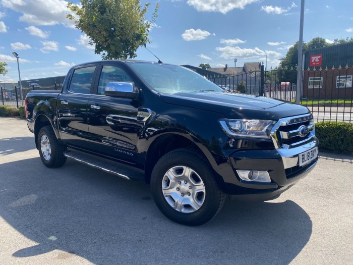 Ford Ranger Pick Up Double Cab Limited 2 2.2 TDCi Auto Pick Up Diesel Black