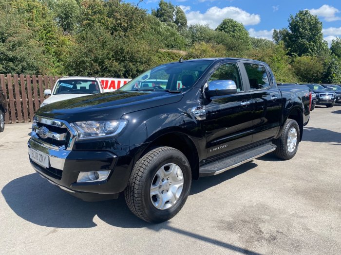 Ford Ranger Pick Up Double Cab Limited 2 2.2 TDCi Auto Pick Up Diesel Black