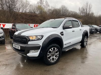 Ford Ranger Pick Up Double Cab Wildtrak 3.2 TDCi 200 Auto Pick Up Diesel WhiteFord Ranger Pick Up Double Cab Wildtrak 3.2 TDCi 200 Auto Pick Up Diesel White at Mark Duesbury Cars Chesterfield