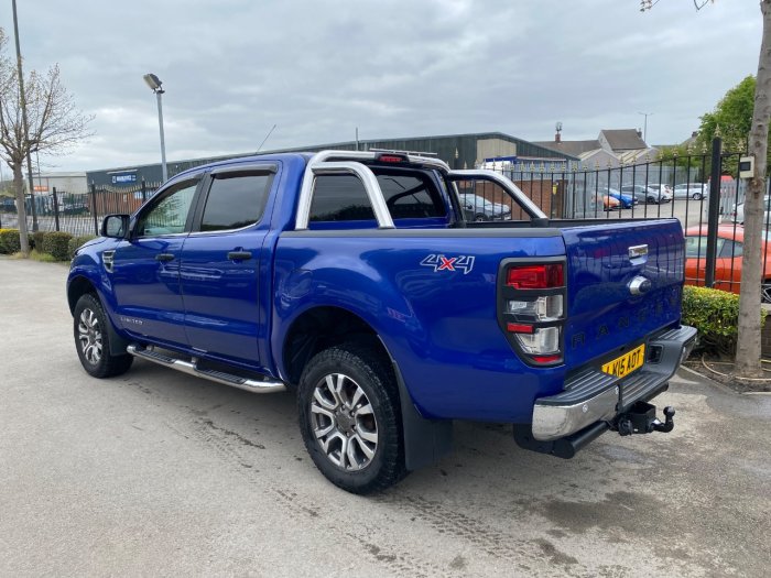 Ford Ranger Pick Up Double Cab Limited 2.2 TDCi 150 4WD Auto Pick Up Diesel Blue