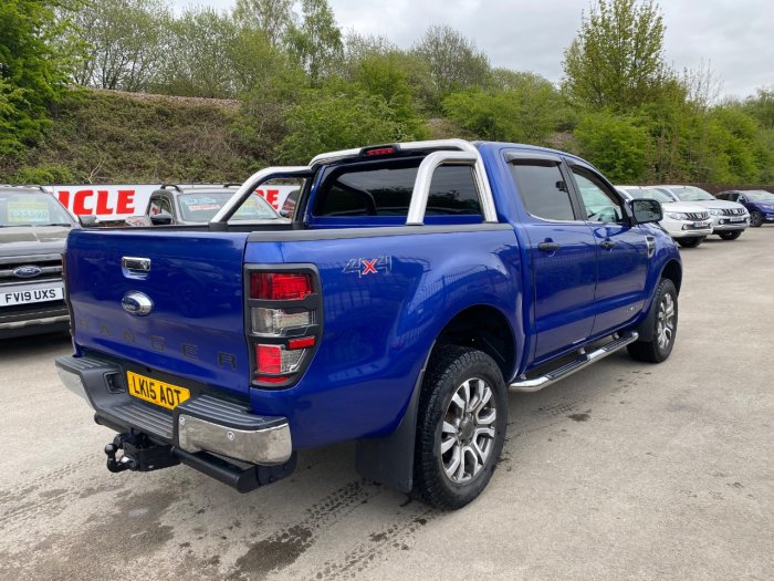 Ford Ranger Pick Up Double Cab Limited 2.2 TDCi 150 4WD Auto Pick Up Diesel Blue