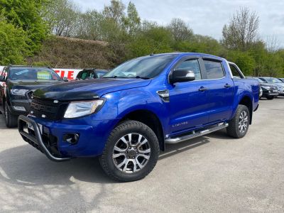 Ford Ranger Pick Up Double Cab Limited 2.2 TDCi 150 4WD Auto Pick Up Diesel BlueFord Ranger Pick Up Double Cab Limited 2.2 TDCi 150 4WD Auto Pick Up Diesel Blue at Mark Duesbury Cars Chesterfield
