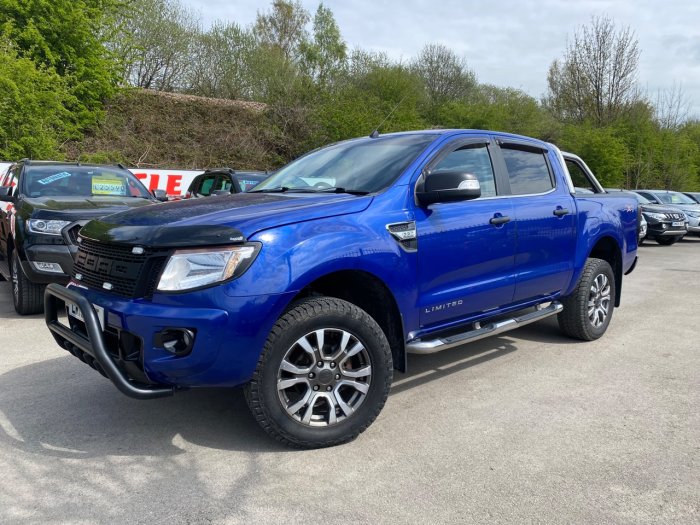 Ford Ranger Pick Up Double Cab Limited 2.2 TDCi 150 4WD Auto Pick Up Diesel Blue