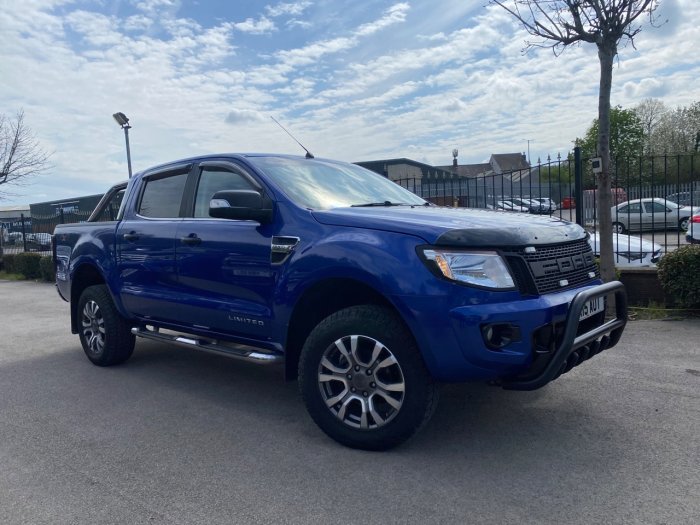 Ford Ranger Pick Up Double Cab Limited 2.2 TDCi 150 4WD Auto Pick Up Diesel Blue