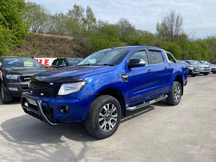Ford Ranger Pick Up Double Cab Limited 2.2 TDCi 150 4WD Auto Pick Up Diesel Blue