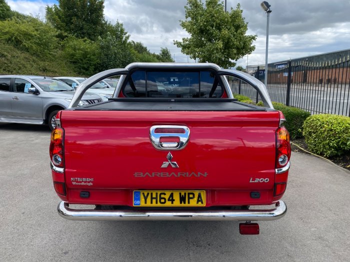 Mitsubishi L200 2.5 Double Cab DI-D Barbarian Black 4WD 176Bhp Pick Up Diesel Red