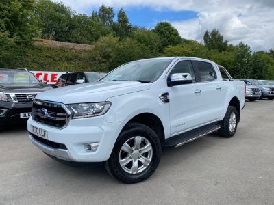 Ford Ranger Pick Up Double Cab Limited 1 2.0 EcoBlue 170 Auto Pick Up Diesel WhiteFord Ranger Pick Up Double Cab Limited 1 2.0 EcoBlue 170 Auto Pick Up Diesel White at Mark Duesbury Cars Chesterfield