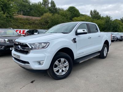 Ford Ranger Pick Up Double Cab Limited 1 2.0 EcoBlue 170 Pick Up Diesel WhiteFord Ranger Pick Up Double Cab Limited 1 2.0 EcoBlue 170 Pick Up Diesel White at Mark Duesbury Cars Chesterfield