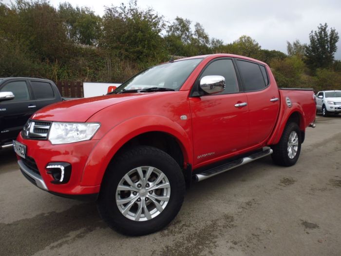 Mitsubishi L200 2.5 Double Cab DI-D Barbarian 4WD 176Bhp Four Wheel Drive Diesel Red