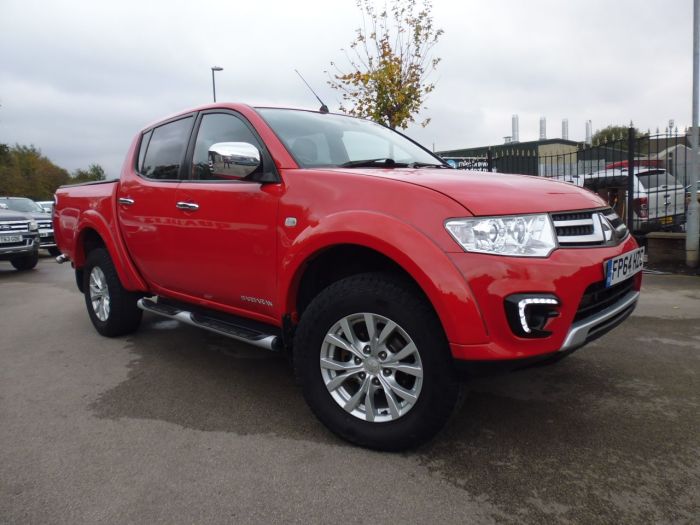 Mitsubishi L200 2.5 Double Cab DI-D Barbarian 4WD 176Bhp Four Wheel Drive Diesel Red