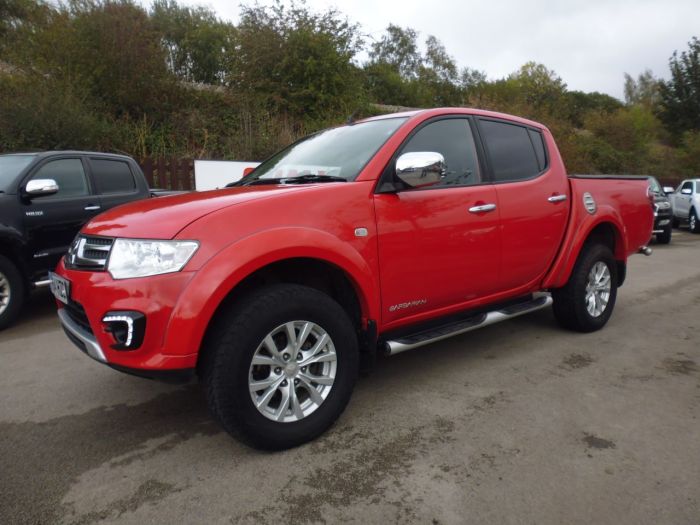 Mitsubishi L200 2.5 Double Cab DI-D Barbarian 4WD 176Bhp Four Wheel Drive Diesel Red