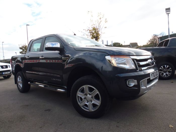 Ford Ranger Pick Up Double Cab Limited 2.2 TDCi 150 4WD Four Wheel Drive Diesel Grey