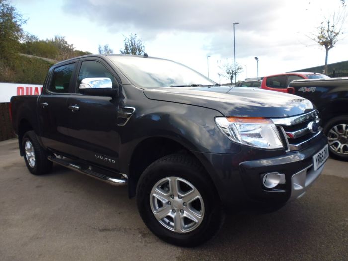 Ford Ranger Pick Up Double Cab Limited 2.2 TDCi 150 4WD Auto Four Wheel Drive Diesel Grey