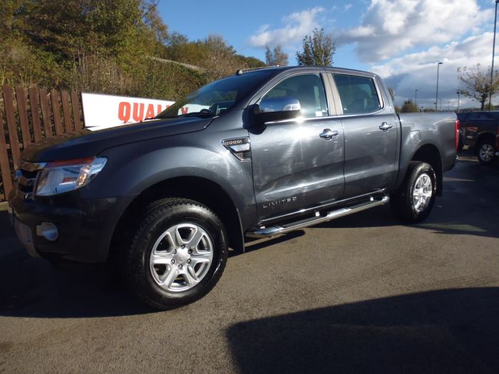 Ford Ranger Pick Up Double Cab Limited 2.2 TDCi 150 4WD Auto Four Wheel Drive Diesel Grey