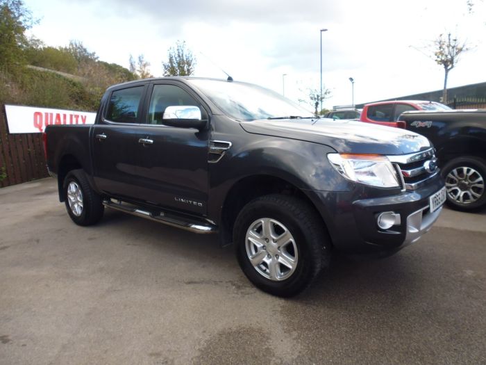 Ford Ranger Pick Up Double Cab Limited 2.2 TDCi 150 4WD Auto Four Wheel Drive Diesel Grey