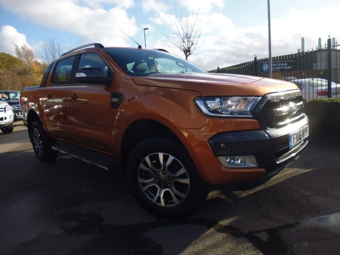 Ford Ranger Pick Up Double Cab Wildtrak 3.2 TDCi 200 Auto Four Wheel Drive Diesel Orange