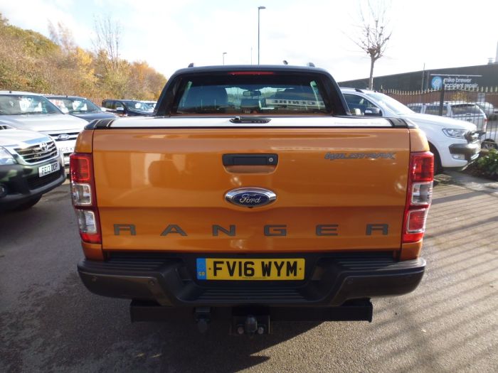 Ford Ranger Pick Up Double Cab Wildtrak 3.2 TDCi 200 Auto Four Wheel Drive Diesel Orange