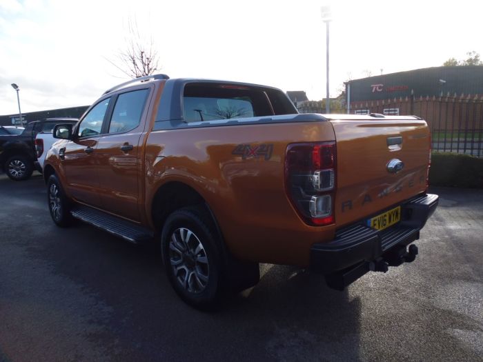 Ford Ranger Pick Up Double Cab Wildtrak 3.2 TDCi 200 Auto Four Wheel Drive Diesel Orange