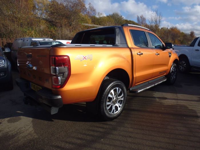 Ford Ranger Pick Up Double Cab Wildtrak 3.2 TDCi 200 Auto Four Wheel Drive Diesel Orange