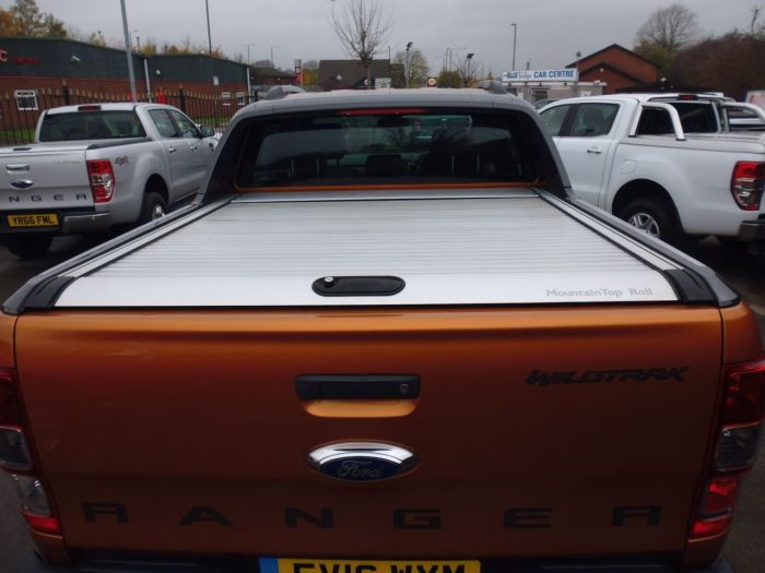 Ford Ranger Pick Up Double Cab Wildtrak 3.2 TDCi 200 Auto Four Wheel Drive Diesel Orange