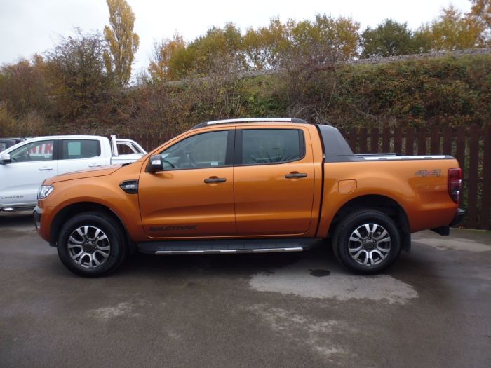 Ford Ranger Pick Up Double Cab Wildtrak 3.2 TDCi 200 Auto Four Wheel Drive Diesel Orange