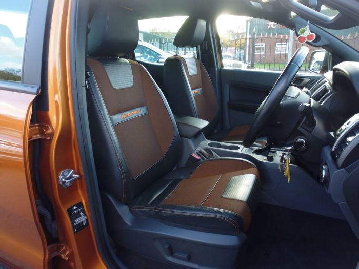 Ford Ranger Pick Up Double Cab Wildtrak 3.2 TDCi 200 Auto Four Wheel Drive Diesel Orange