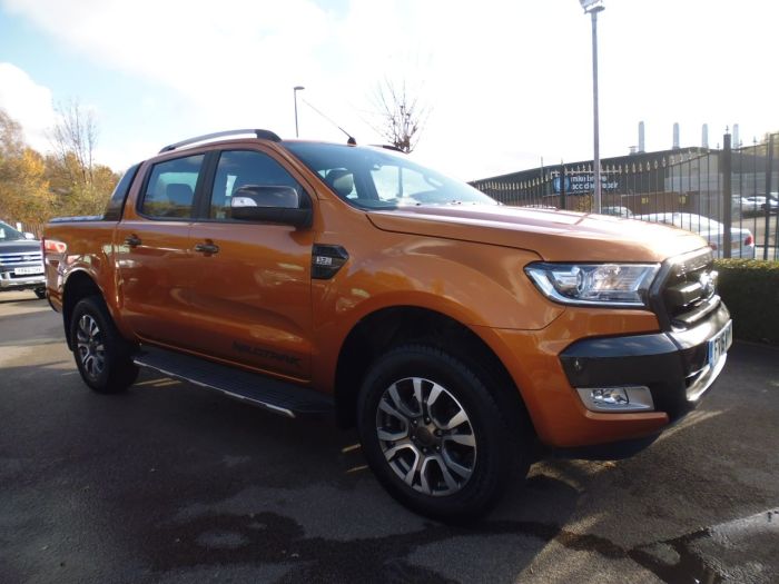 Ford Ranger Pick Up Double Cab Wildtrak 3.2 TDCi 200 Auto Four Wheel Drive Diesel Orange