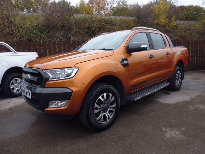 Ford Ranger Pick Up Double Cab Wildtrak 3.2 TDCi 200 Auto Four Wheel Drive Diesel Orange