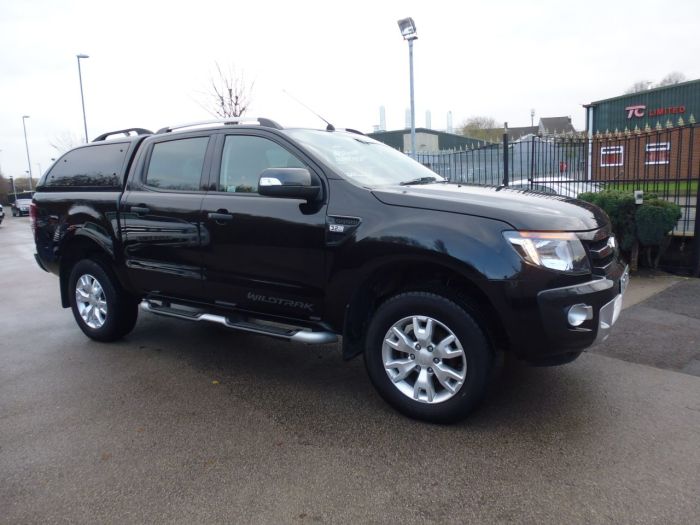 Ford Ranger Pick Up Double Cab Wildtrak 3.2 TDCi 4WD Four Wheel Drive Diesel Black