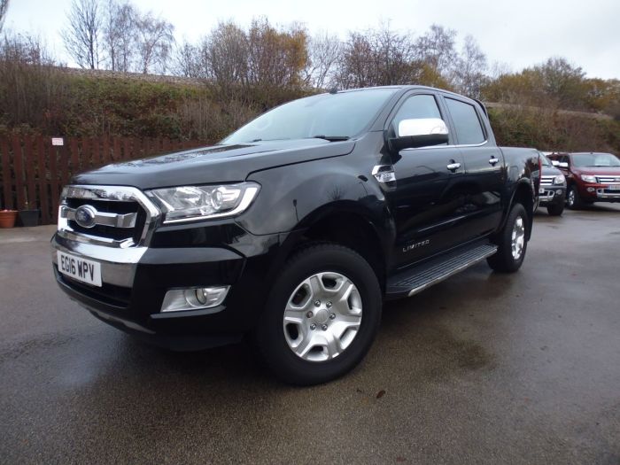 Ford Ranger Pick Up Double Cab Limited 2 2.2 TDCi Four Wheel Drive Diesel Black