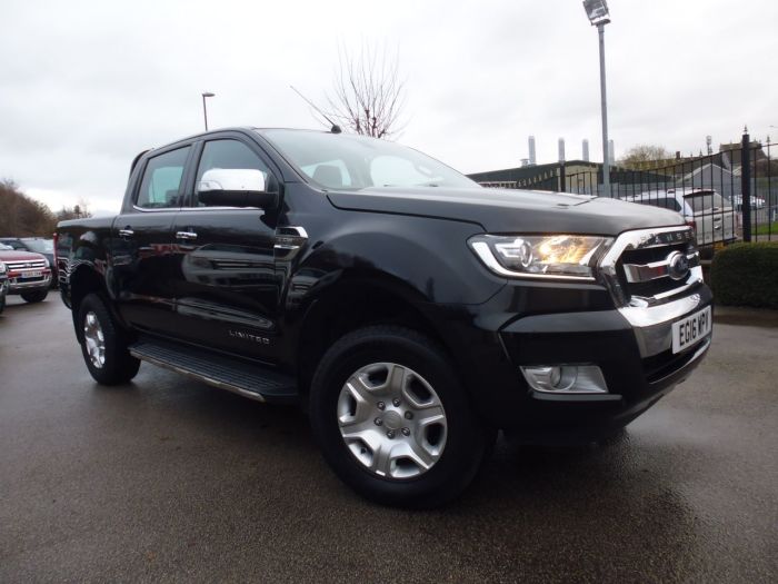 Ford Ranger Pick Up Double Cab Limited 2 2.2 TDCi Four Wheel Drive Diesel Black