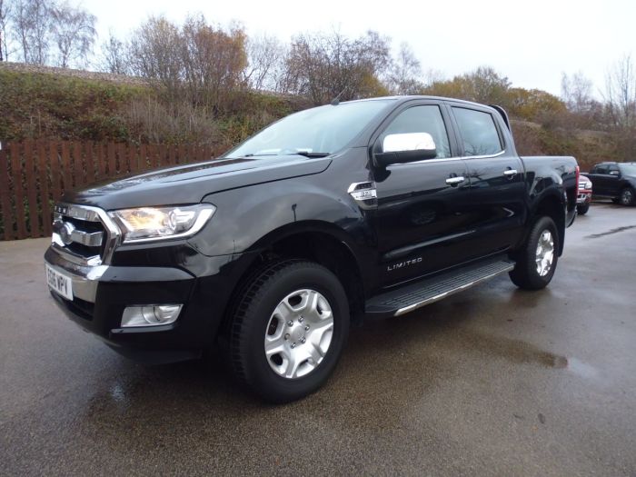 Ford Ranger Pick Up Double Cab Limited 2 2.2 TDCi Four Wheel Drive Diesel Black